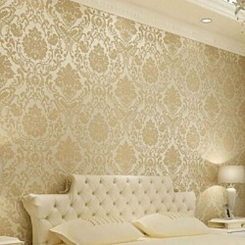 Rouleau de papier peint classique à motif floral