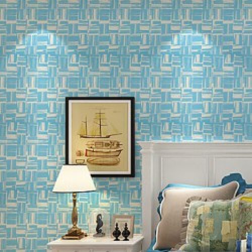 Rouleau de papier peint contemporain à motif géométrique