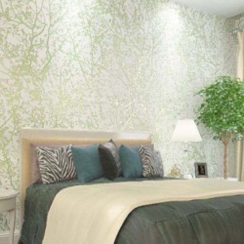 Rouleau de papier peint en style rustique à motif de la forêt