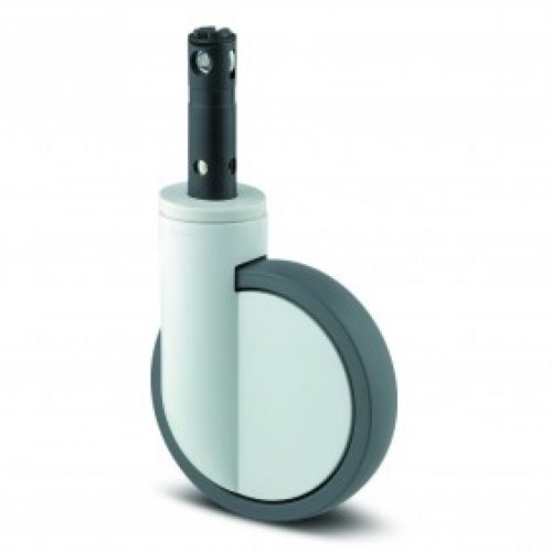 Roulette pivotante à blocage centralisé – pour lit d&rsquo;hôpital – Integral