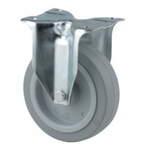 Roulettes fixes industrielles – fixation à platine – Série 3478 UFR