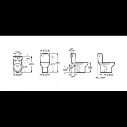 Réservoir connexion inférieure Victoria Roca