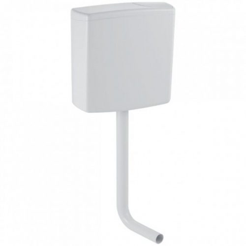 Réservoir WC Geberit AP140 Rinçage encastré arrêt raccord eau centre arrière Blanc Alpin Plastique