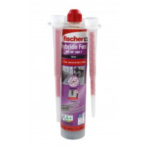 Résine hybride scellement fer à béton FIS HF 300ml – Fischer 520110