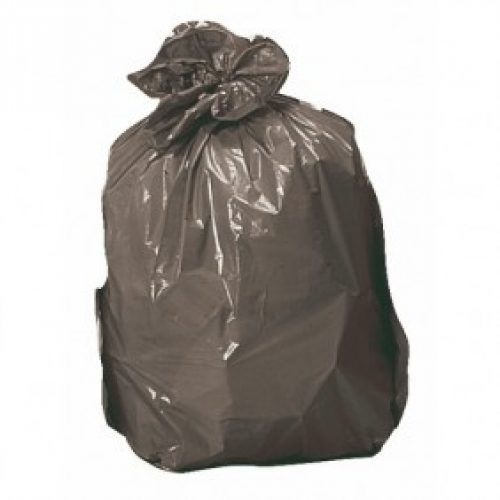 Sac poubelle – noir – à soufflets – 30 litres