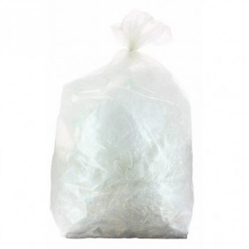 Sac poubelle transparent – polyéthylène haute densité – 110 litres