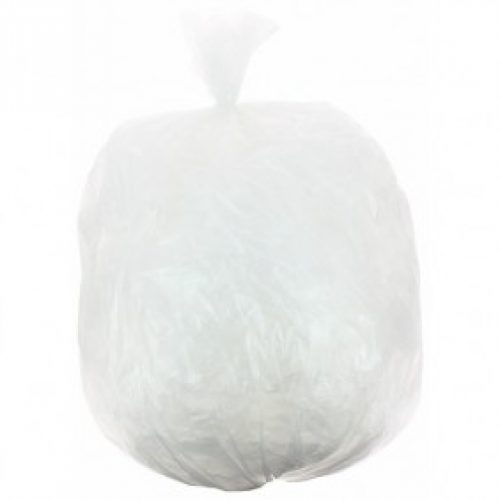 Sac poubelle transparent – polyéthylène haute densité – 30 litres