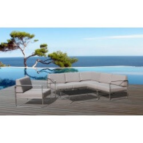 Salon de jardin d&rsquo;angle St Barth 5 places…