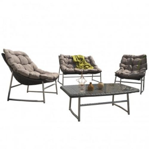 Salon de jardin PARIS GARDEN SIDNEY 4 places – GRIS