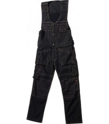 Salopette Thor, bretelle large noir, taille 44 (S)