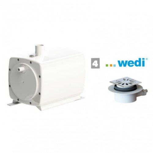 Sanibroyeur SFA Sanifloor+ 4 Pompe et Bonde de Douche italienne pour receveurs Wedi