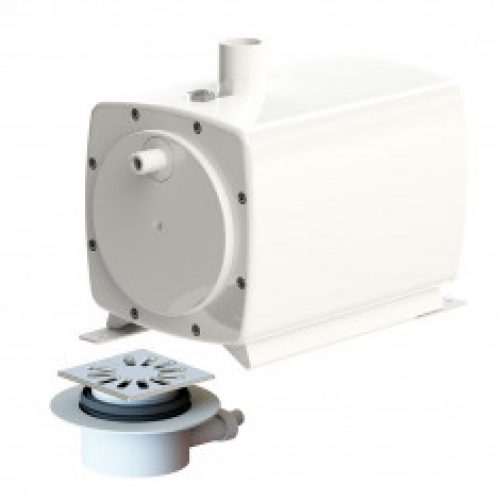SANIFLOOR + 4 : Pompe + bonde pour receveur à carreler wedi – SFA