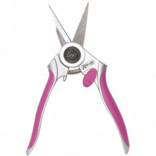 Sécateur en inox RIBIMEX DONNA7 fuchsia à lames droites 180mm