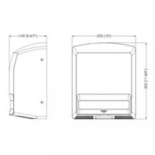 Sèche-mains blanc automatique Juniorplus…