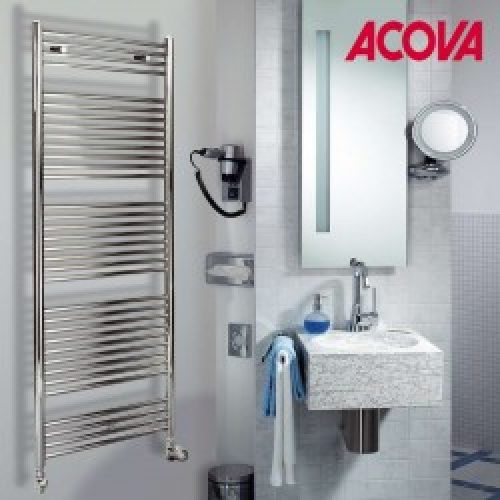 Sèche-serviette ACOVA – ATOLL Spa eau chaude Chromé 705W SLO-170-060