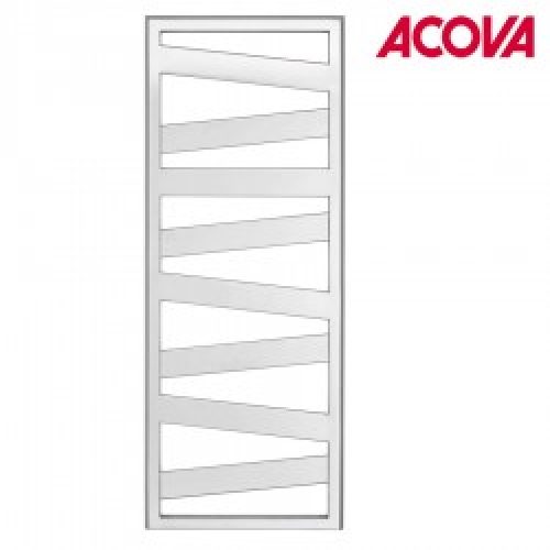 Sèche-serviette ACOVA KAZEANE eau chaude – Chromé 327W – KZO-120-050
