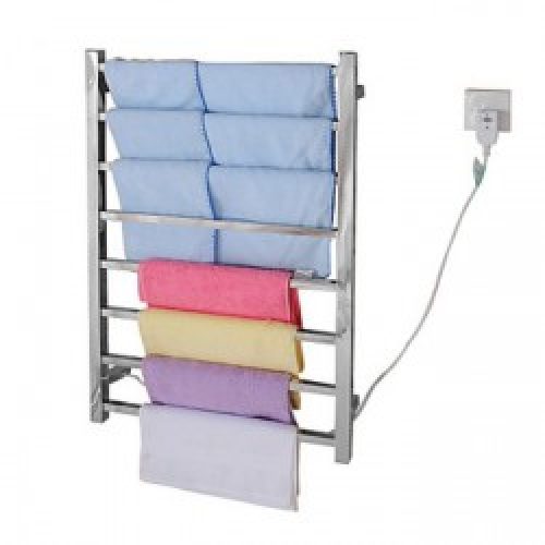 Sèche-serviette contemporain et électrique en inox