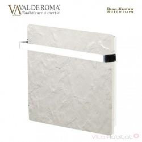 Sèche-serviette à inertie Wifi Ardoise Blanche 1000W Carré – Valderoma AB10BSW