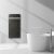 Sèche-serviette à inertie Wifi Ardoise Noire 800W Vertical – Valderoma AN08BLW