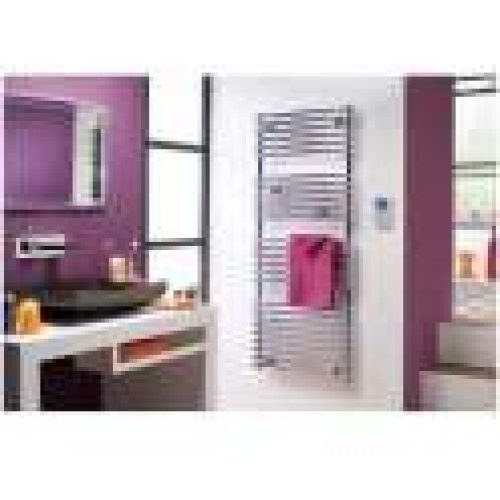 Sèche serviette électrique « TIMELIS » Chromé, 750W