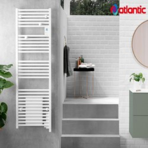 Sèche-serviettes électrique ATLANTIC 2000W (1000W+1000W) DORIS DIGITAL soufflant