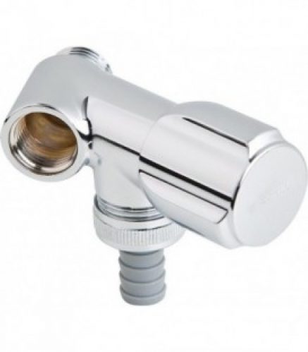 Schell vanne de raccordement Comfort avec clapet anti-retour pour pompe de puisage, DN15 1/2&Prime;, chromé