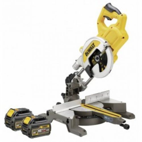 Scie à onglet radiale 216 mm sans fil 54 V XR FLEXVOLT-DCS777T2