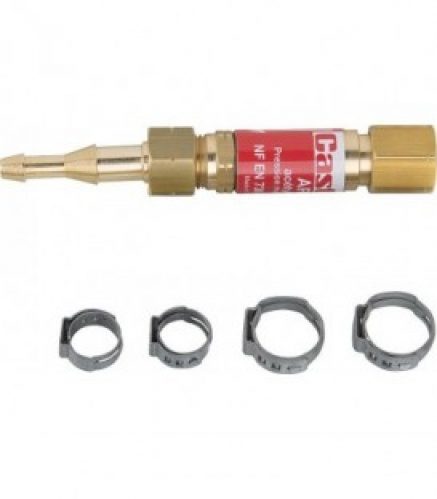 Sécurité anti-flamme OX/AD pour chalumeau gaz, à visser sur le détendeur, 1 paire