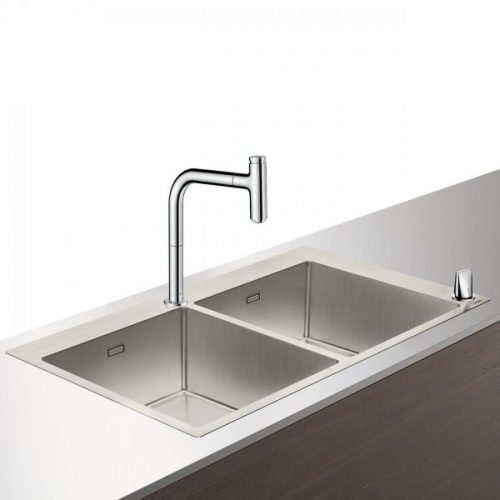 Select-F765-10 Evier combiné 370/370mm Hansgrohe (43203)