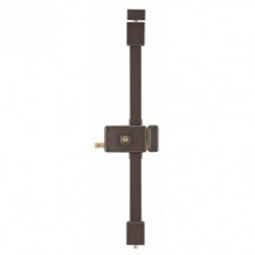 Serrure 3 points en applique à tirage – cylindre rond – Horga