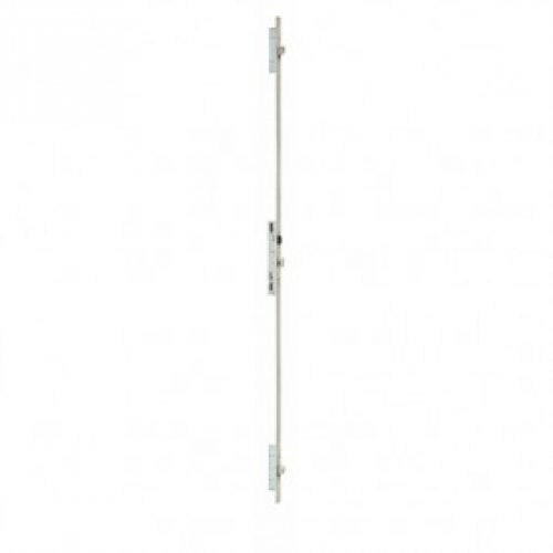 Serrure 3 points – pêne dormant et rouleau – têtière inox 24 mm – U8