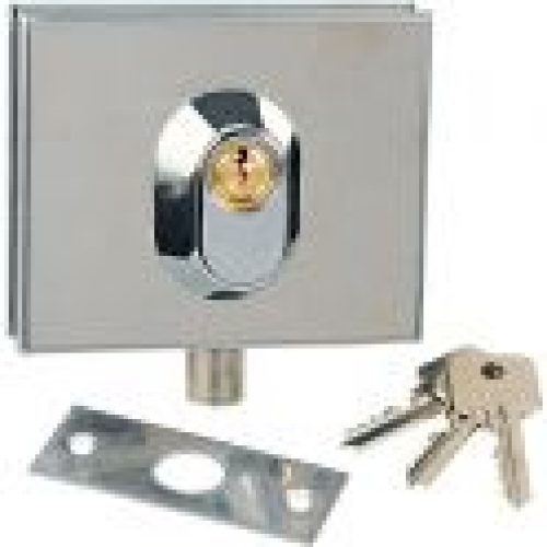 Serrure basse chromé brillant – Clé I – Série 358 – Stremler