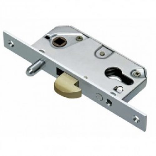 Serrure de portail coulissant à crochet et barillet européen 223