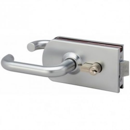 Serrure de porte en verre condamnable – réversible – 9745