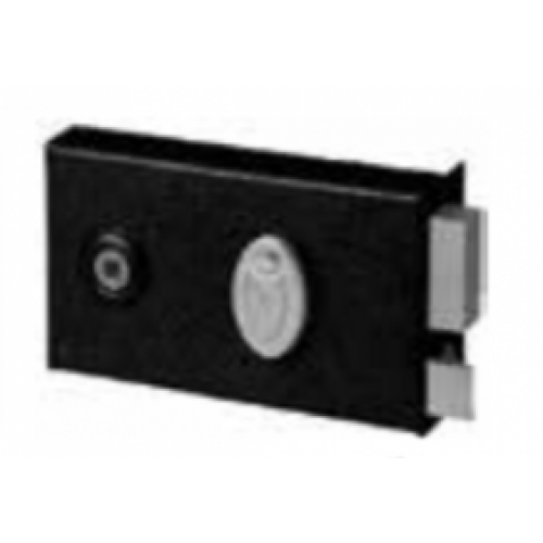 Serrure en applique – horizontale – 4 gorges à fouillot pour grilles