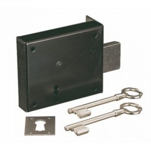 Serrure en applique – pêne dormant – clé à chiffres