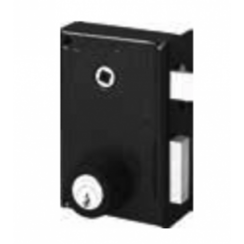 Serrure en applique – pour cylindre rond – à fouillot