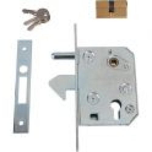 Serrure à larder acier à crochet – Clé I – Axe à…