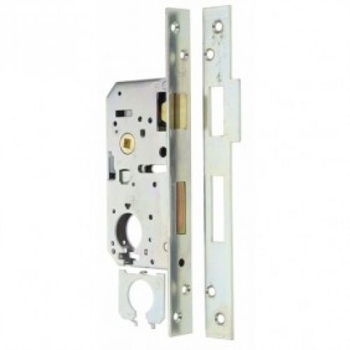 Serrure à larder – monopoint – pour cylindre  à profil rond