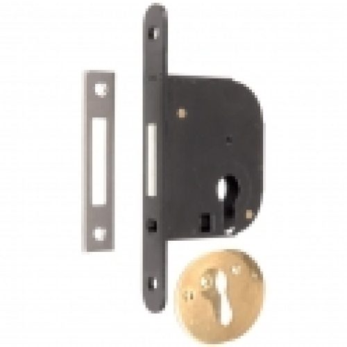 Serrure à larder petit coffre acier noire – Clé I – Axe…