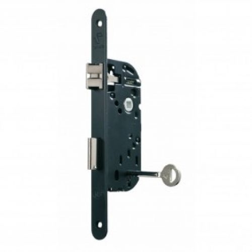 Serrure à larder – à pêne dormant et demi-tour – axe 40 mm – D25
