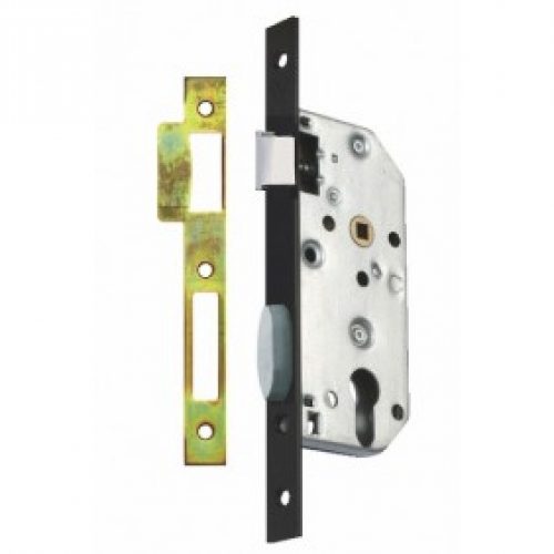 Serrure à larder – pêne dormant et demi-tour – têtière carrés – D455