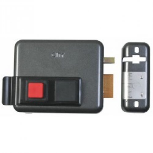 Serrure électrique en applique pour porte pleine