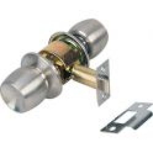 Serrure tubulaire inox satiné – Bec de cane – Série V52 – Vachette