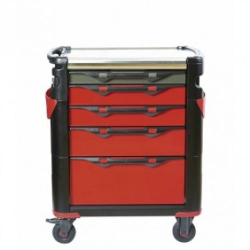 Servante d’atelier – plateau inox – 5 à 7 tiroirs