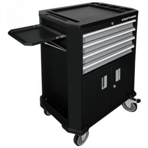 Servante d’atelier roulante avec double porte + 4 tiroirs – 2906