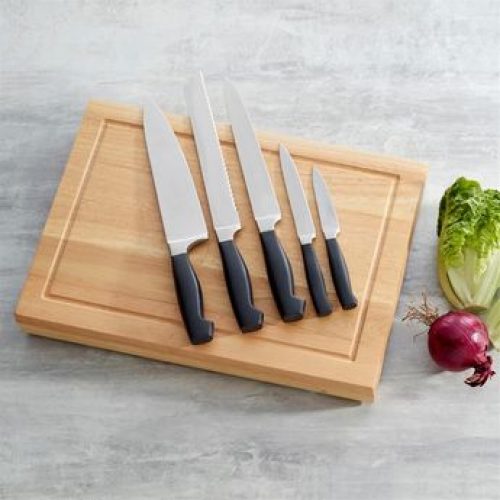 Set couteaux de cuisine + planche à découper Spike CACPL009