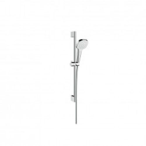 Set Croma Select E 110 1jet EcoSmart / Unica’C 0,65m blanc chromé Hansgrohe