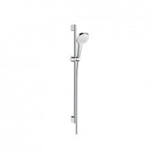 Set Croma Select E 110 Vario EcoSmart / Unica’C 0,90m blanc chromé Hansgrohe