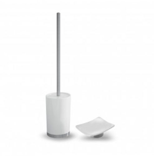 SET D’ACCESSOIRES BIDET ET WC EN CÉRAMIQUE BLANCHE